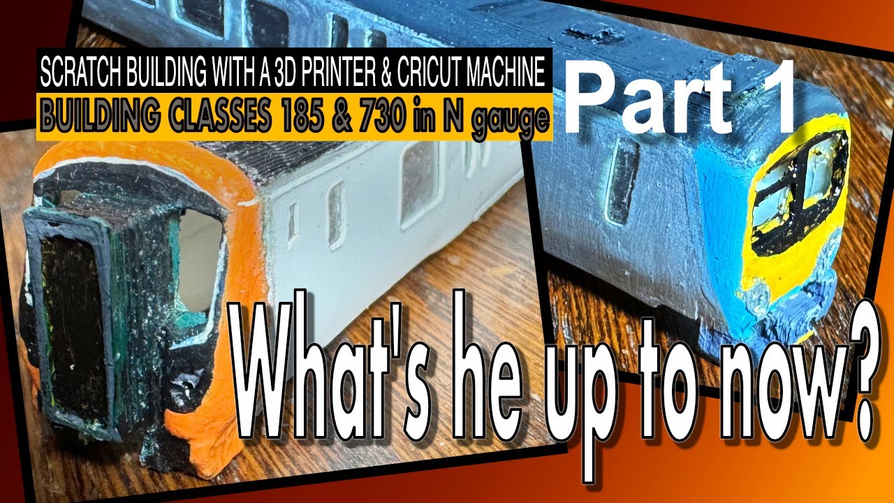 SCRATCH BUILDING WITH A 3D PRINTER & CRICUT MACHINE
