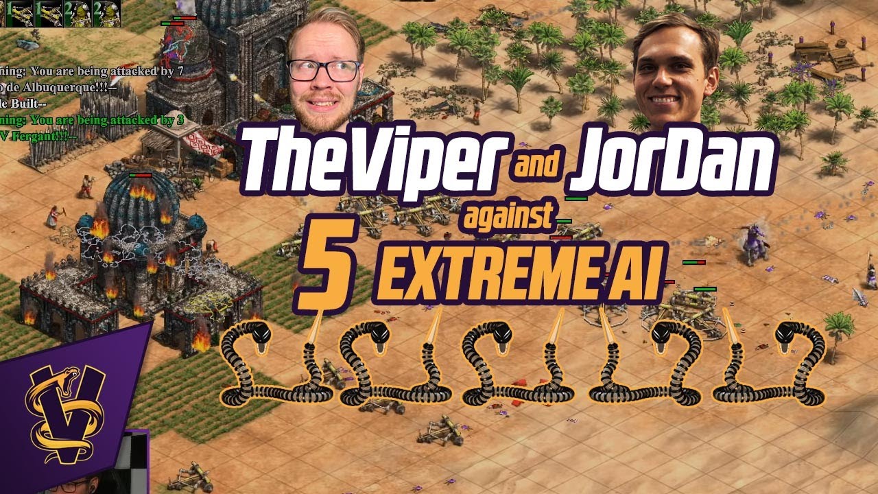 TheViper & JorDan vs 5 Extreme AI!