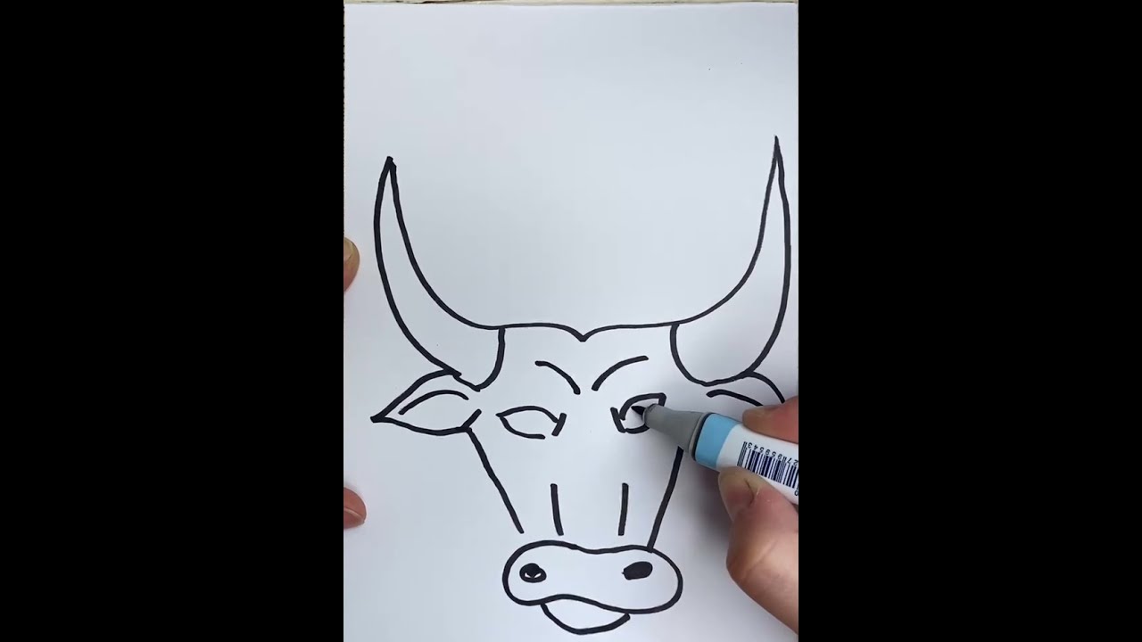 How to draw a buffalo