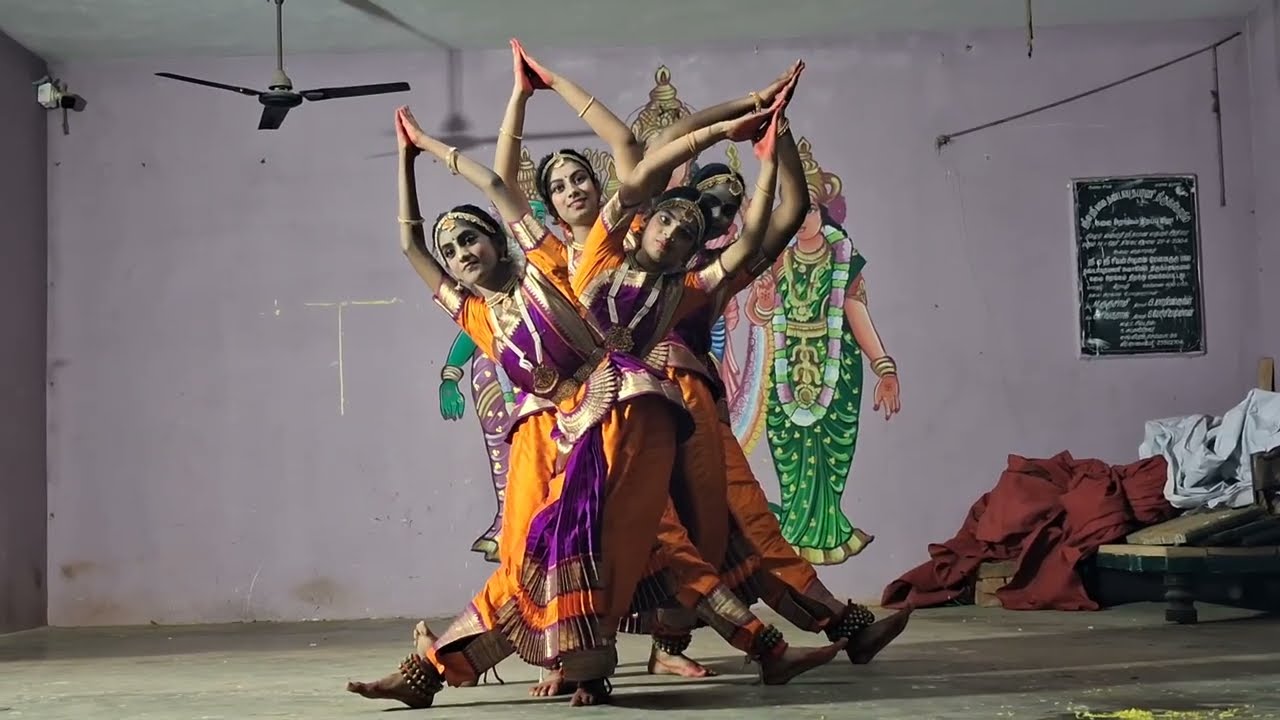 Durga Kauthuvam dance by Netsa Vidhya Kshetram Students @DharshanThanuj 
