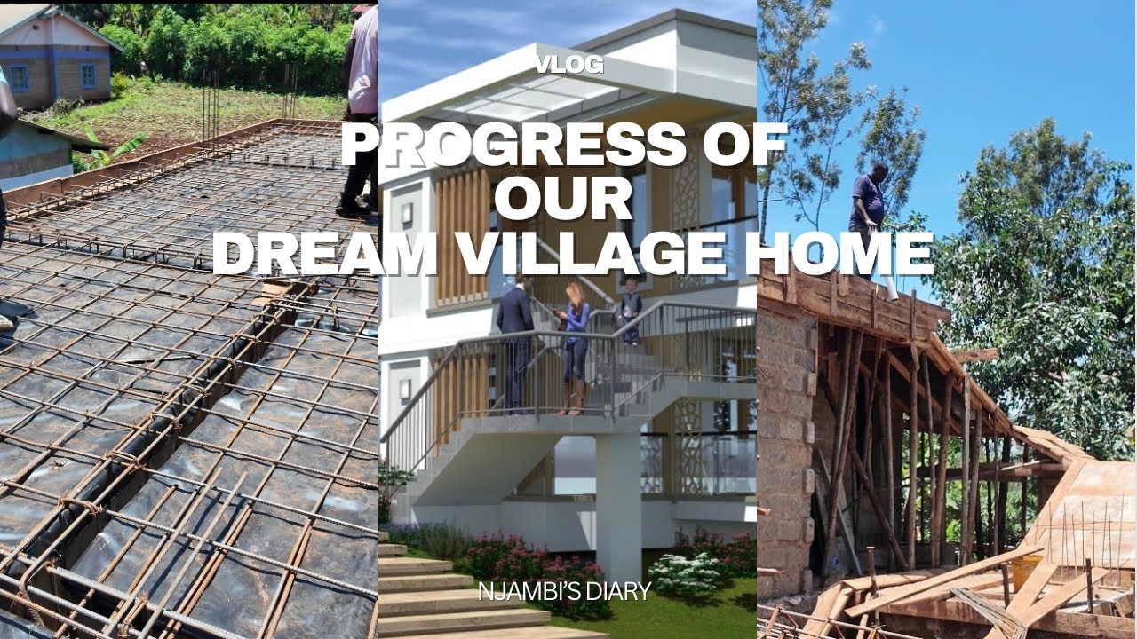 VLOG||PROGRESS OF OUR DREAM VILLAGE HOME IN KENYA||FROM DREAM TO REALITY 