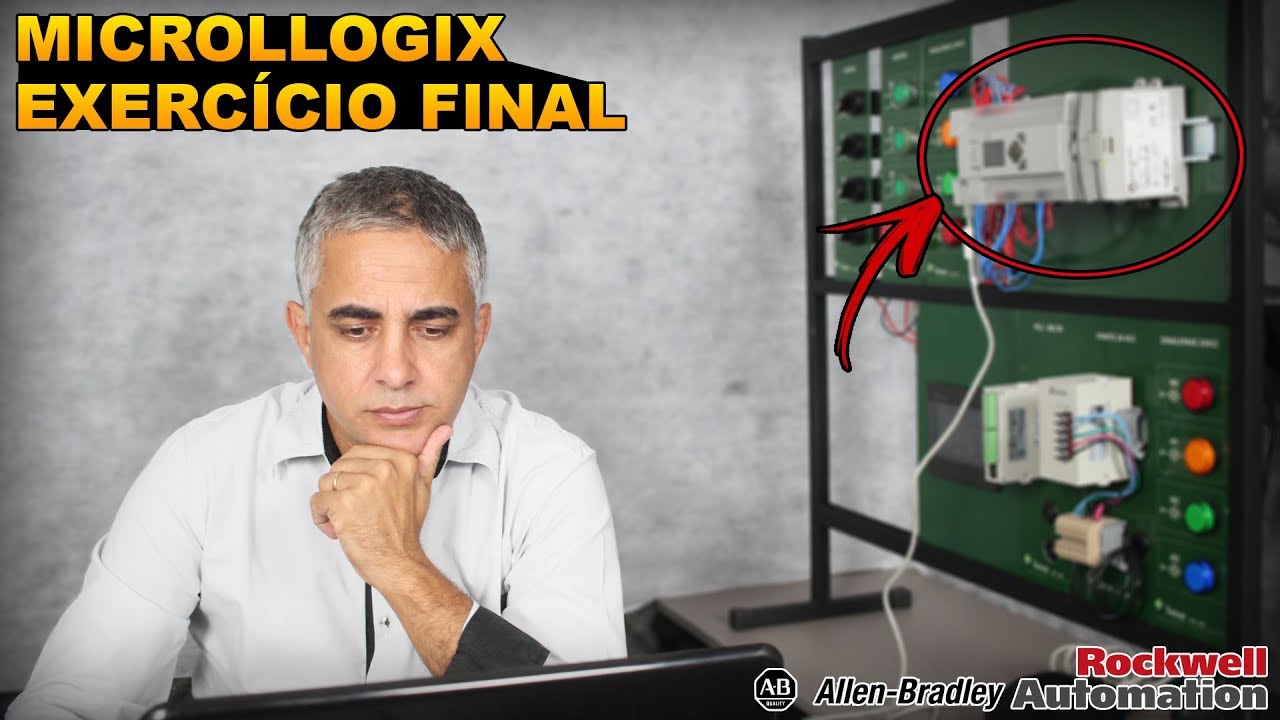 Microllogix! CLP Rockwell Allen Bradley - Exercício Final #08