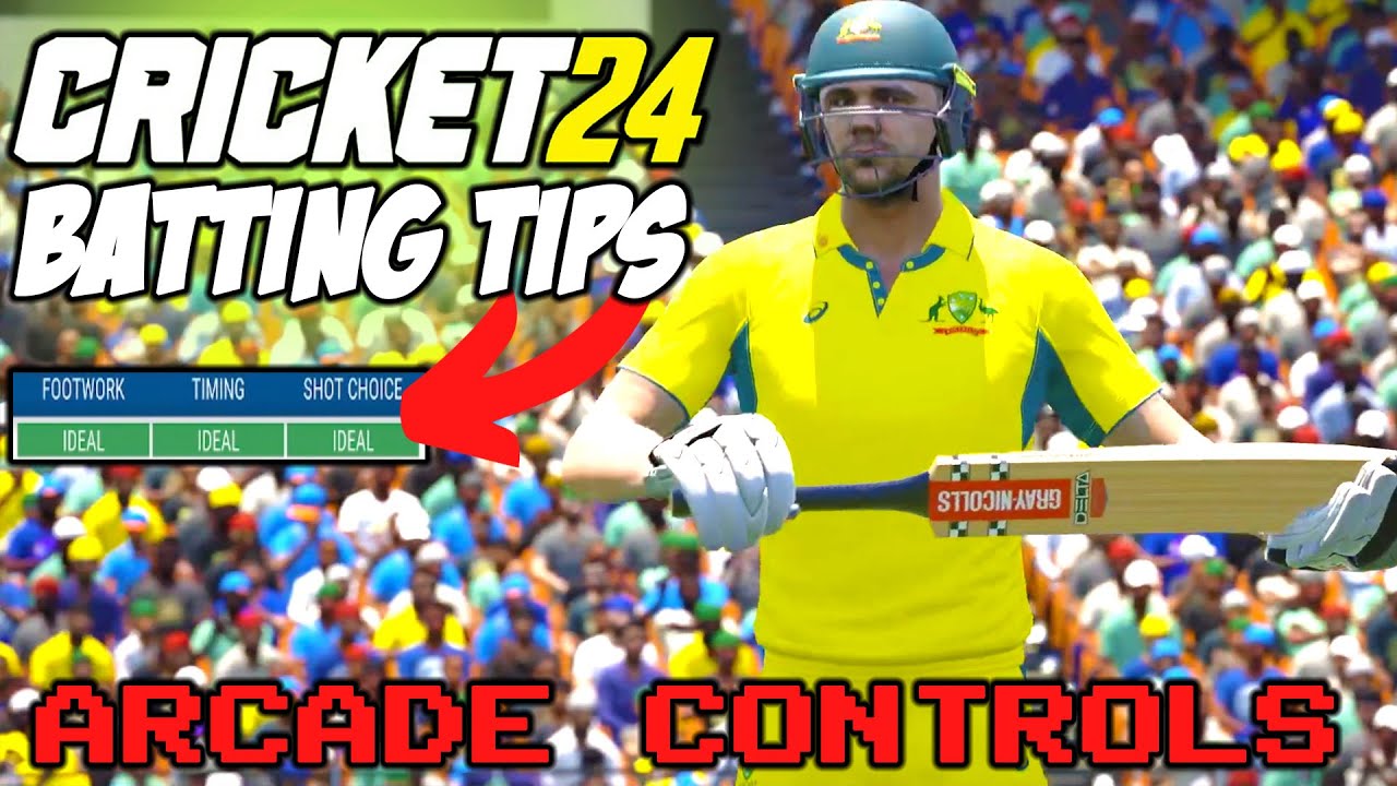 How to Bat in Cricket 24 | Cricket 24 Arcade Batting Controls