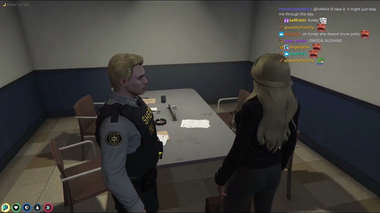 Mia Beyern Trying to Snitch on Cops about Chang Gang Storage Container