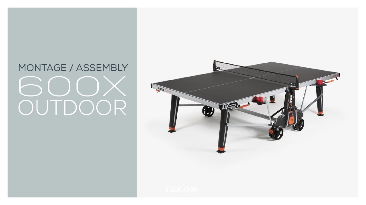 Comment monter votre table de ping-pong Cornilleau Cornilleau 600x - Tutoriel
