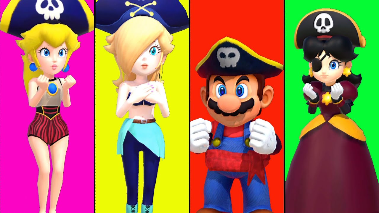 【スーパーマリオパーティ】バッタンのドミノ遺跡ピーチVsロゼッタVsマリオVsデイジー(海賊)