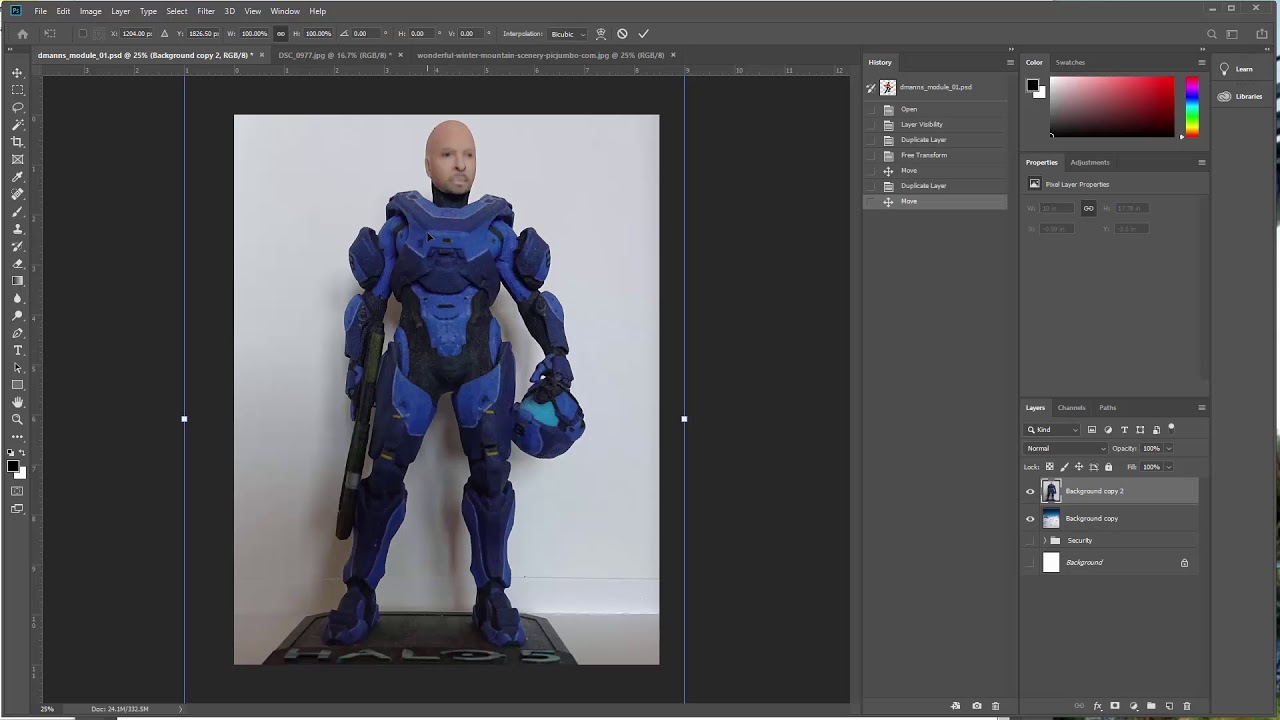 Photoshop CC 2019: Select and Masking
