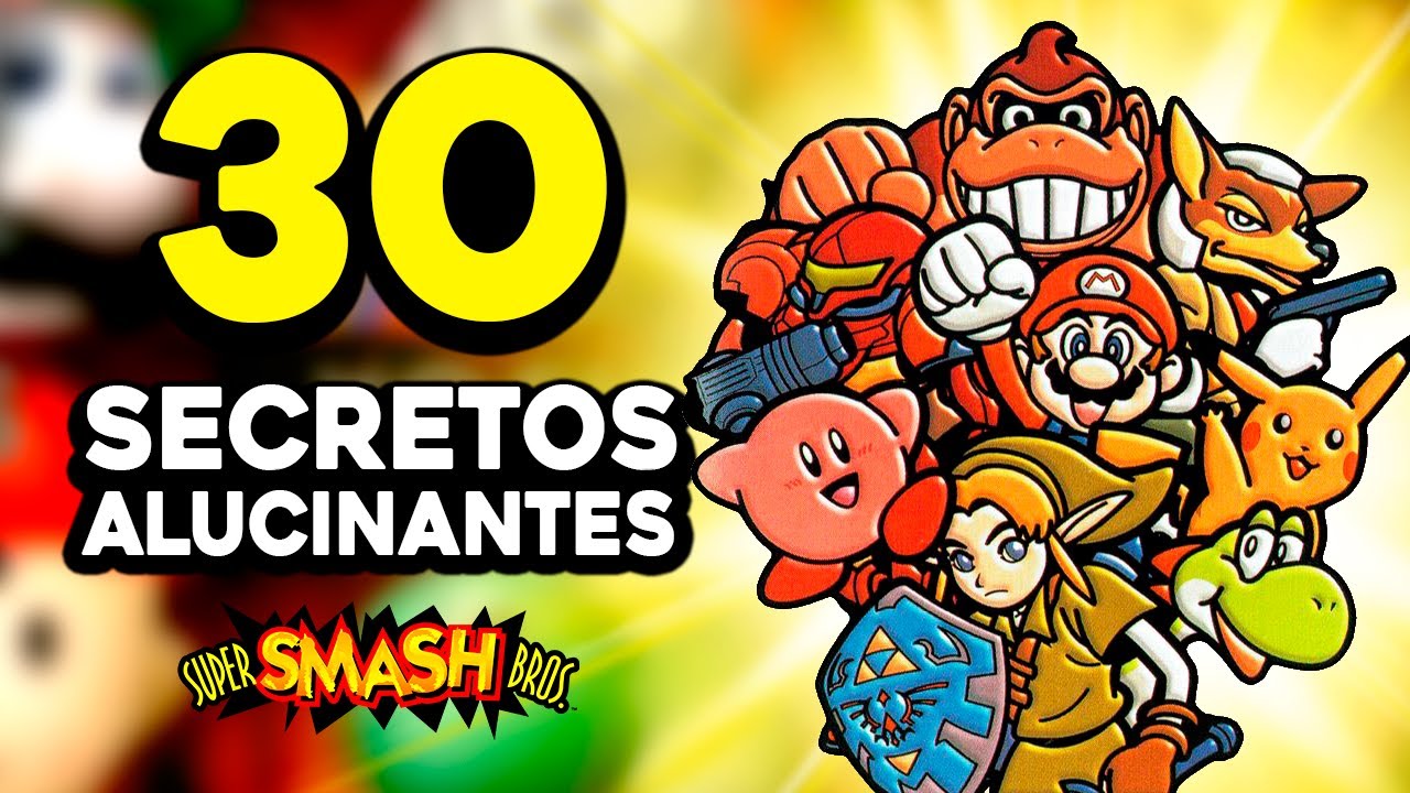 30 Secretos y Curiosidades ALUCINANTES de Super Smash Bros 64 🏆