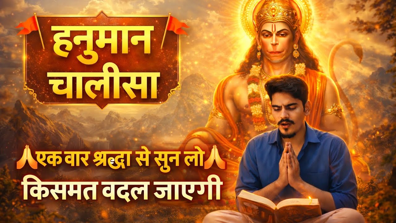 सुनते ही चमत्कार होगा 🚩 |🙏1 बार सुन लो, किस्मत बदल जाएगी 🚩सुबह सुनो हनुमान चालीसा – दिन शुभ होगा