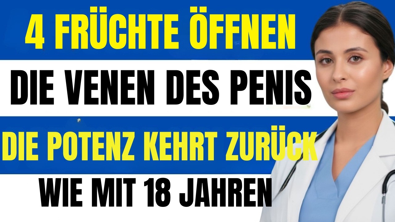 Iss diese 4 Früchte, die nach dem 60. Lebensjahr die Blutgefäße im Penis freimachen