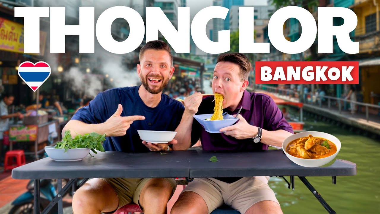 A FULL DAY OVER-EATING in BANGKOK&rsquo;S TRENDIEST Neighbourhood 🇹🇭 Thong Lor