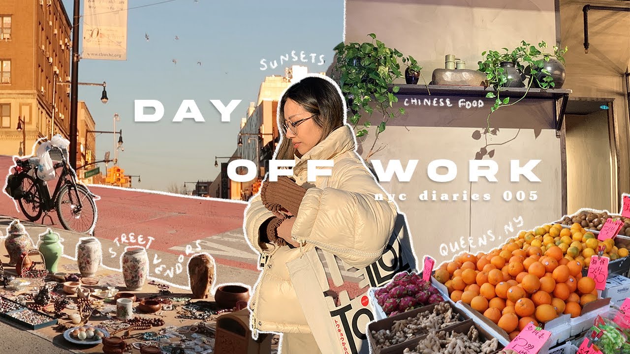 Living in NYC | getting my conch piercing, taking a day off, exploring flushing/queens ft. egg tarts