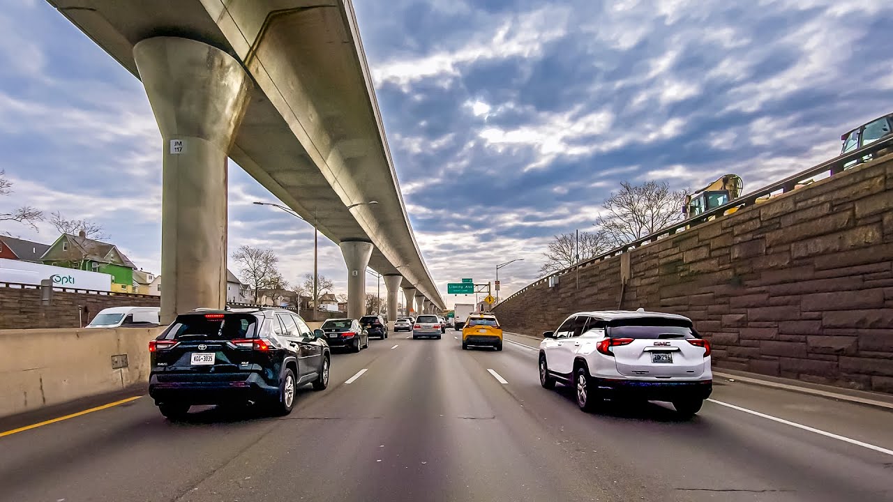 New York City 4K🗽Driving Kennedy Airport From Queens🗽Real Streets Of New York