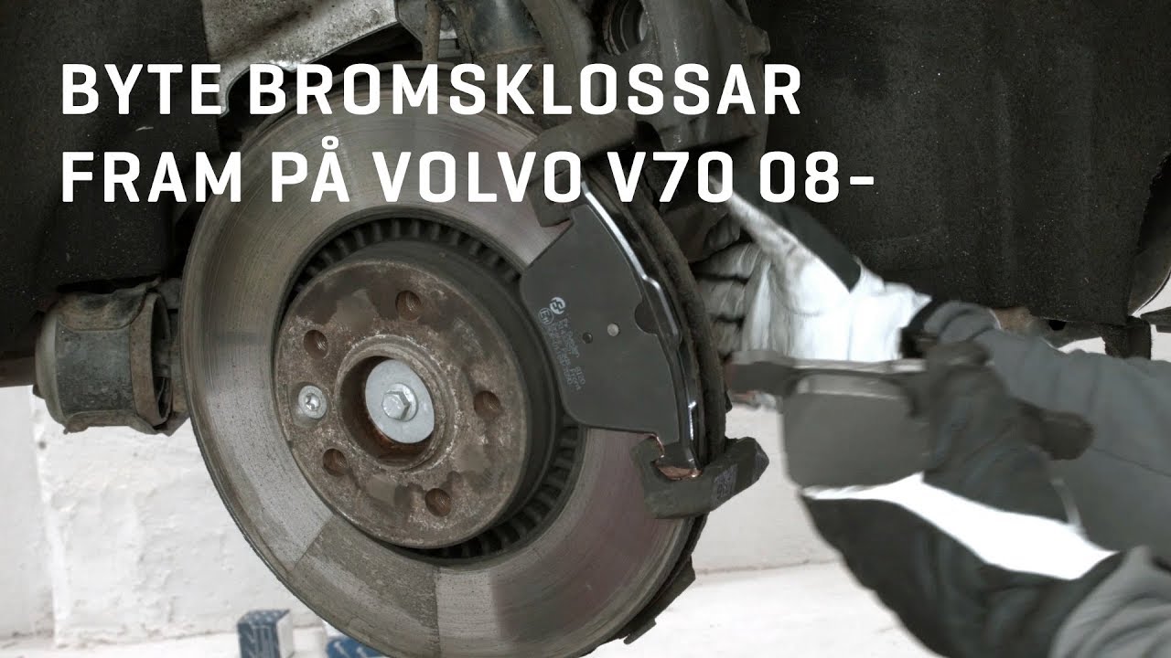 Hur du byter bromsklossar fram på Volvo V70 08-