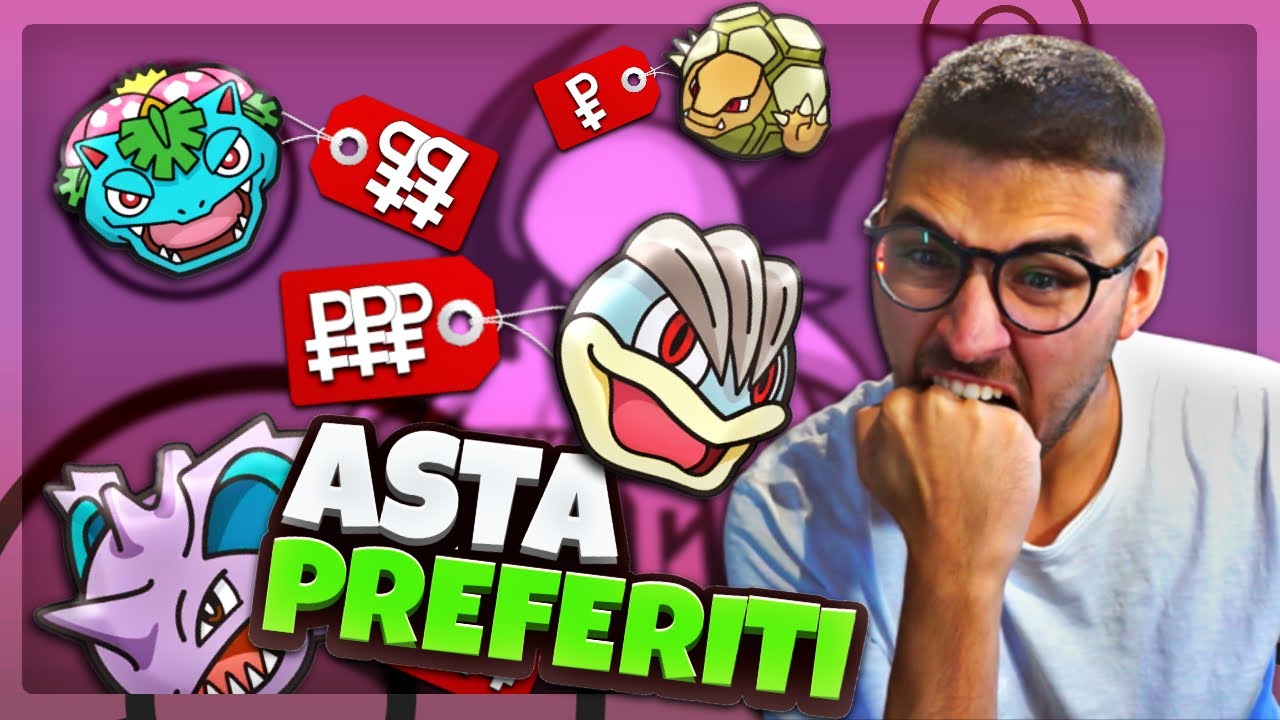 ASTA POKEMON della PIL 4 con TUTTI i GIOCATORI!