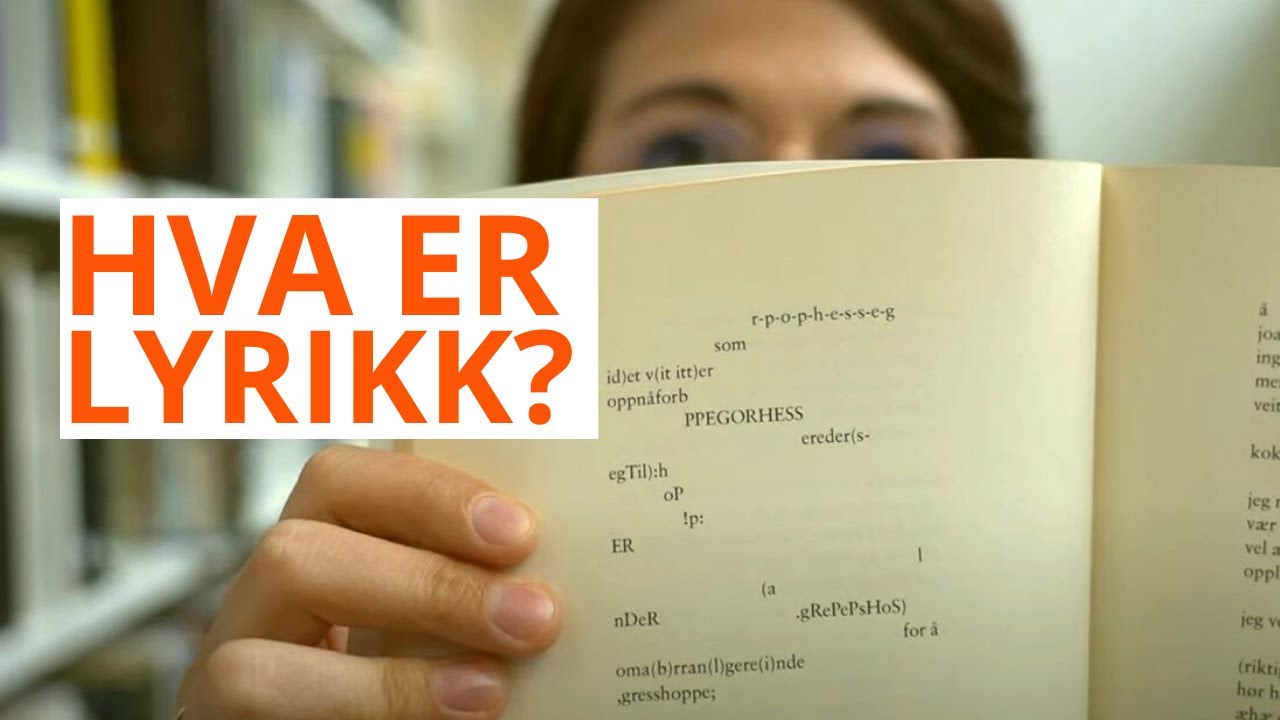 Hva kjennetegner dikt og lyrikk? Hjelp til 