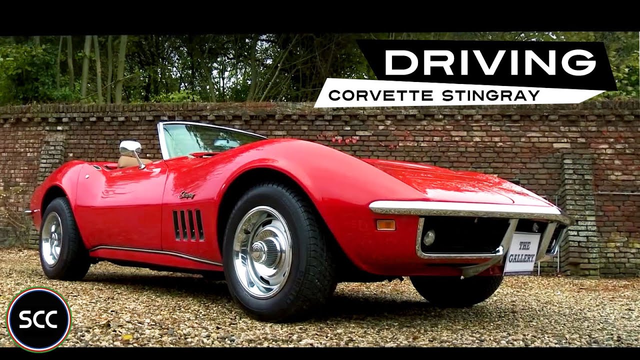 CHEVROLET CORVETTE STINGRAY C3 Cabriolet 1969 - Test Drive in top gear | V8 engine sound | SCC TV