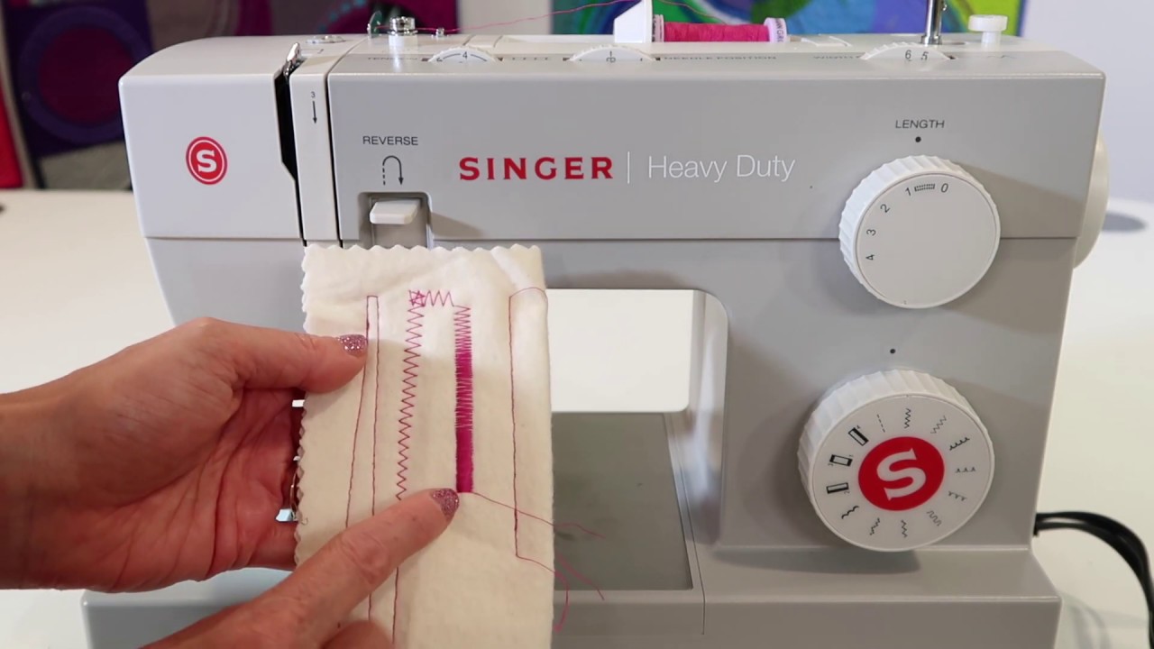 Singer 4411 Heavy Duty 10 Выбор стежков, длины и ширины стежка