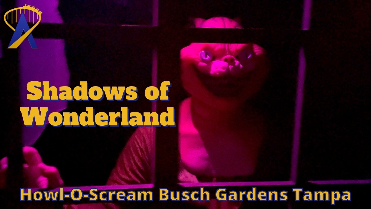 Shadows of Wonderland Haunted House at Howl-O-Scream at Busch Gardens Tampa
