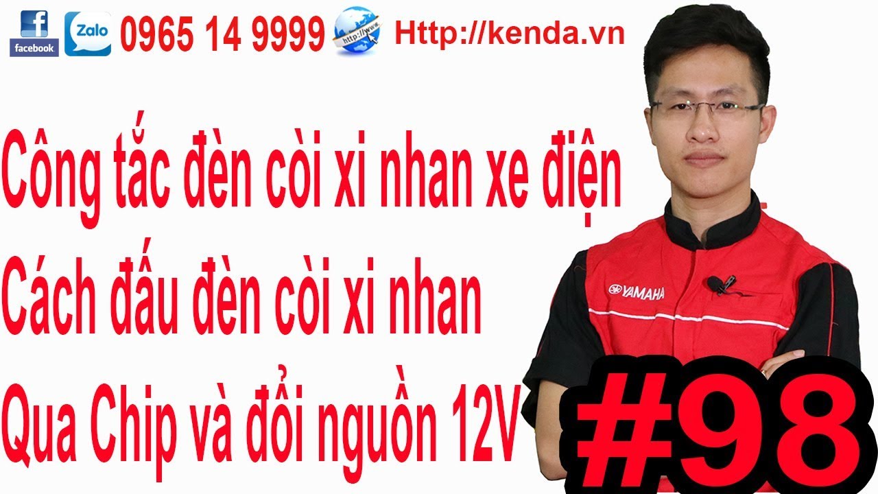 Hệ Thống Đèn, Còi, Xi Nhan Qua Chip & Đổi Nguồn Xe Máy Điện. Chi tiết !