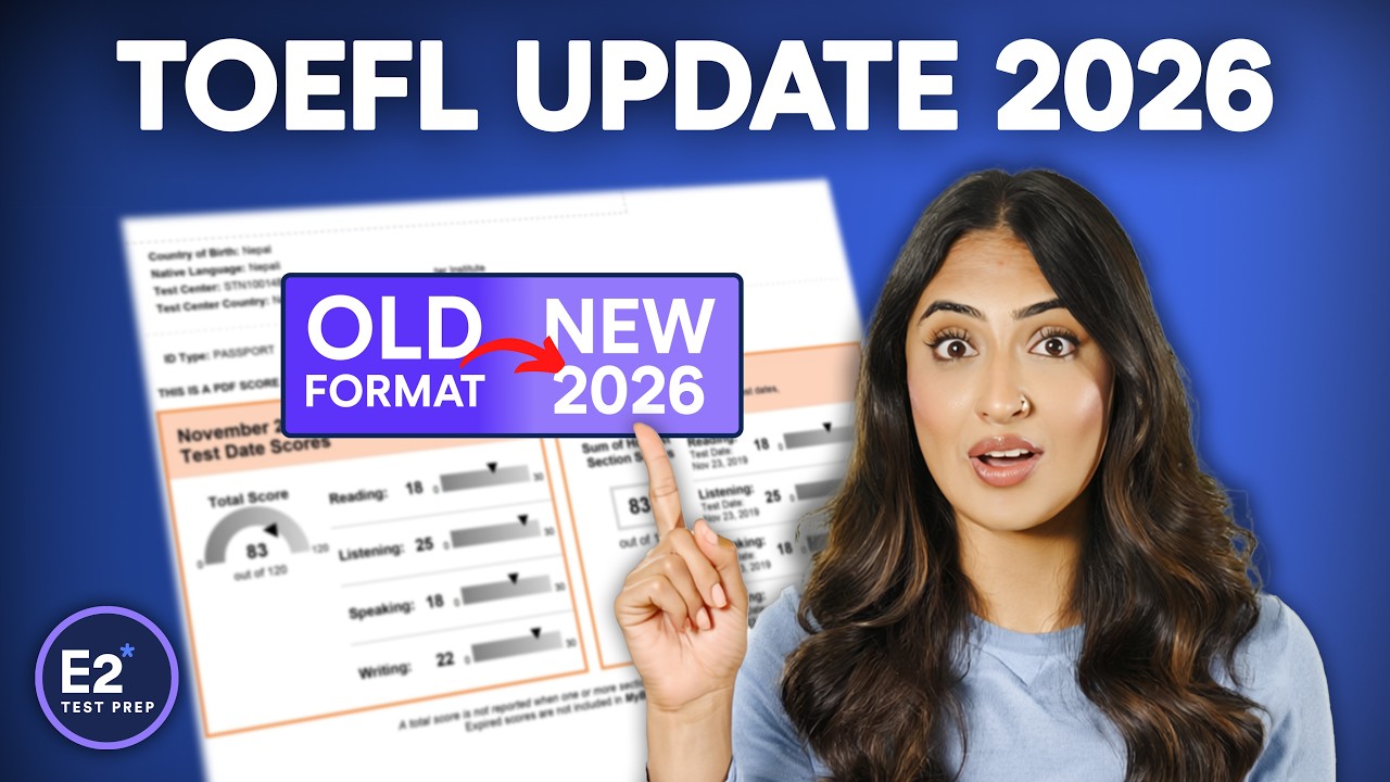 TOEFL 2026: Впереди огромные перемены!