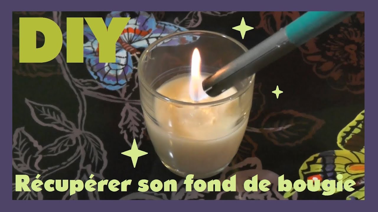 ║ DIY 1 ║ ► ••• Récupérer le fond d'une bougie •••