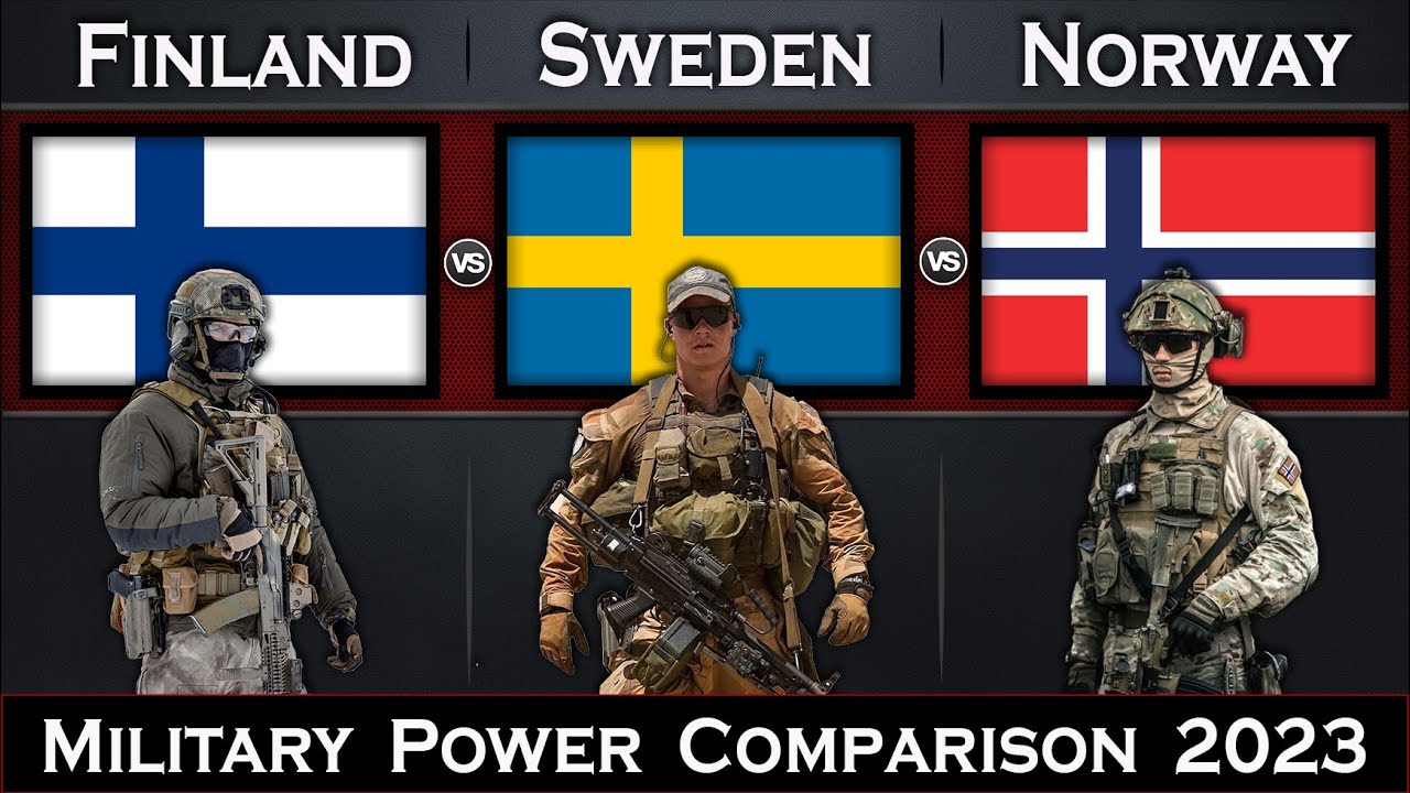 Finland vs Sweden vs Norway Military Power Comparison 2023 | Global Power