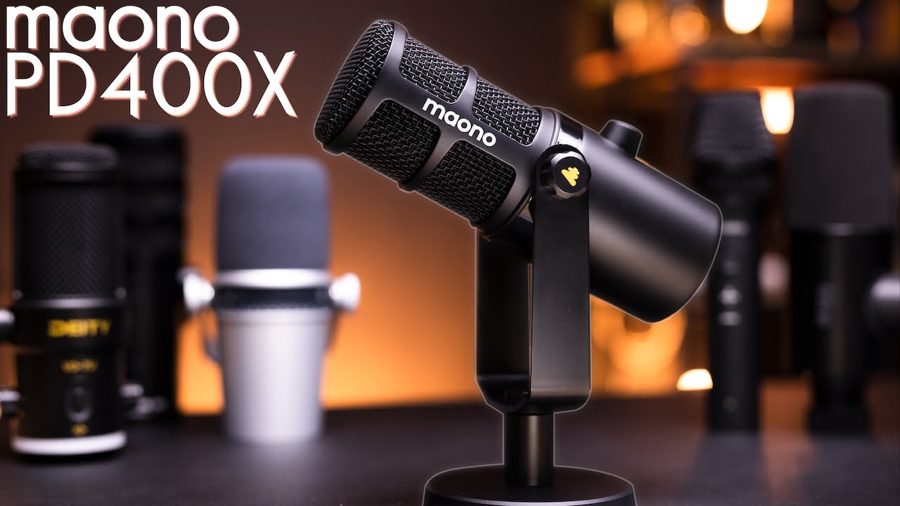 Обзор микрофона Maono PD400X с USB и XLR (против Shure MV7, Deity VO-7U, Q9U, Maono HD300T, FDUCE...