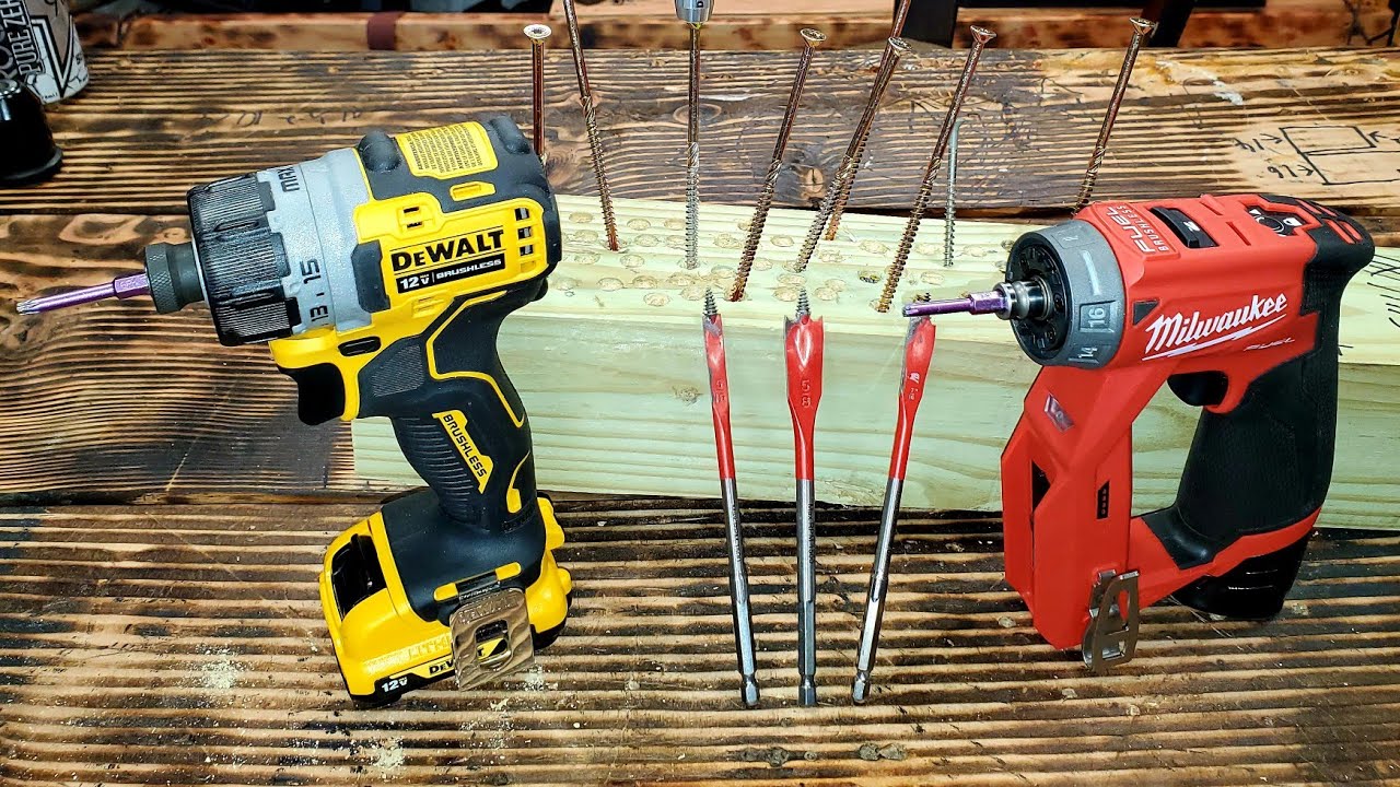 Обзор и тест отвёрток Dewalt Extreme 12V и Milwaukee Fuel 12V