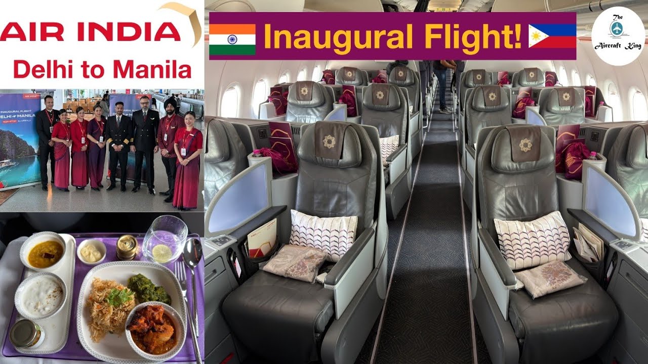Первый рейс Air India в Манилу | Дели-Манила | Бизнес-класс A321LR