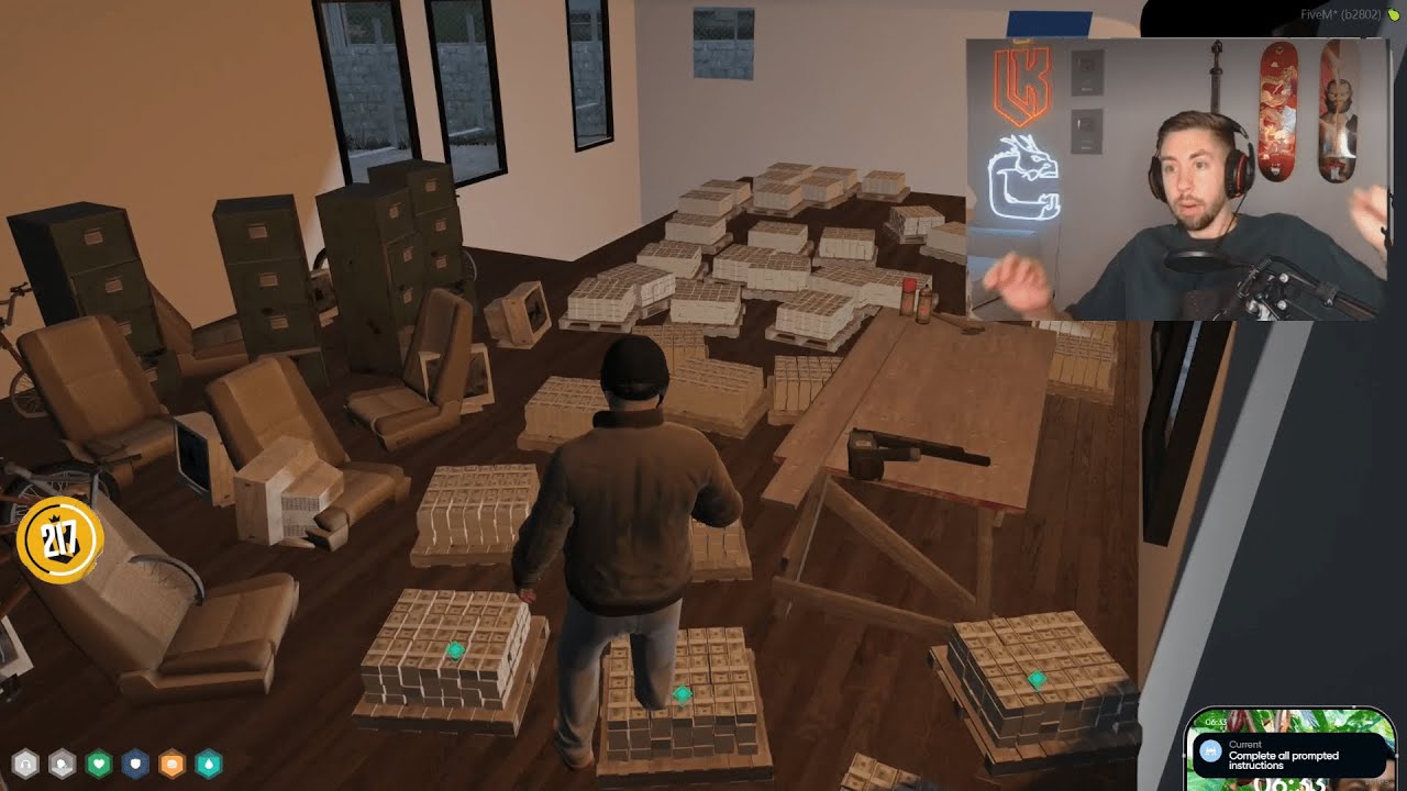Mr.K Is Shocked How Much CG Has Made From Robbing Sanitation...| NoPixel 4.0