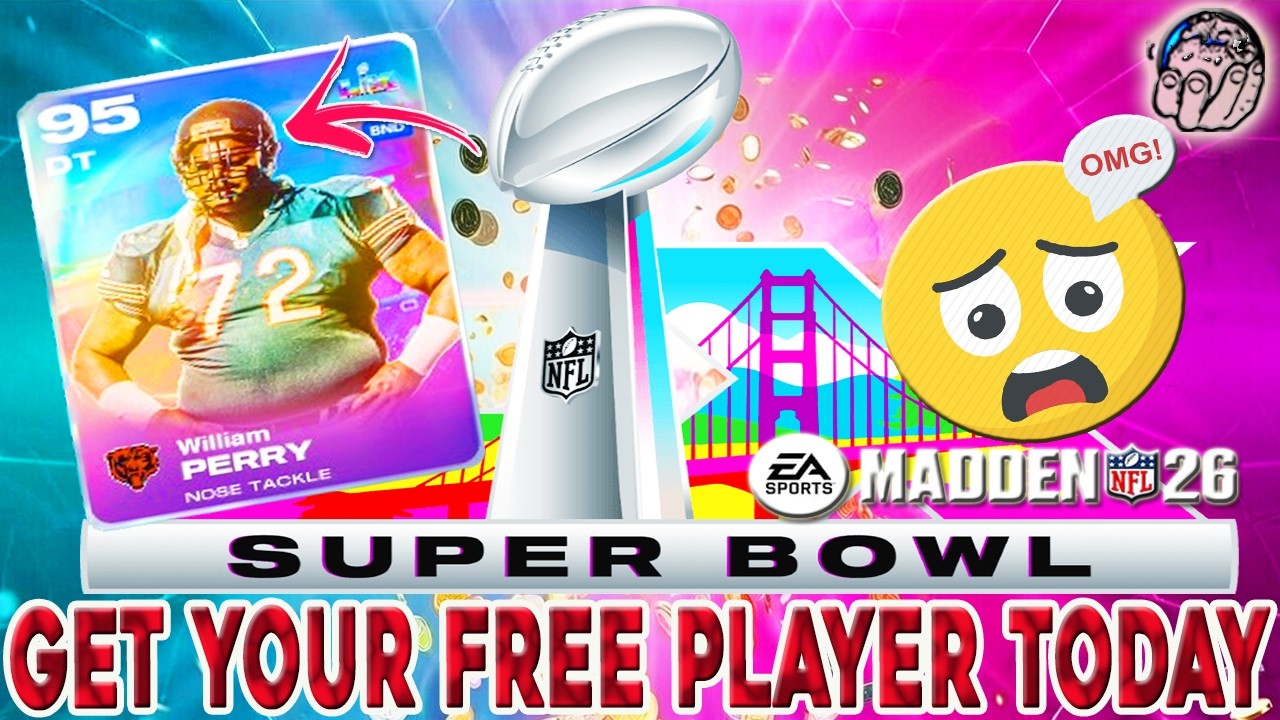 FREE 95 OVR PLAYER! FREE MUTCOINS! LTD TIME SUPERBOWL DAY EVENT MUT 26 100% FREE