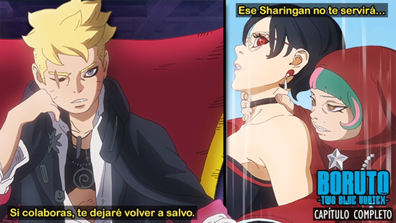 Boruto MODO SASUKE - Sarada siente el TERROR vs Daemon - Boruto Two Blue Vortex 26