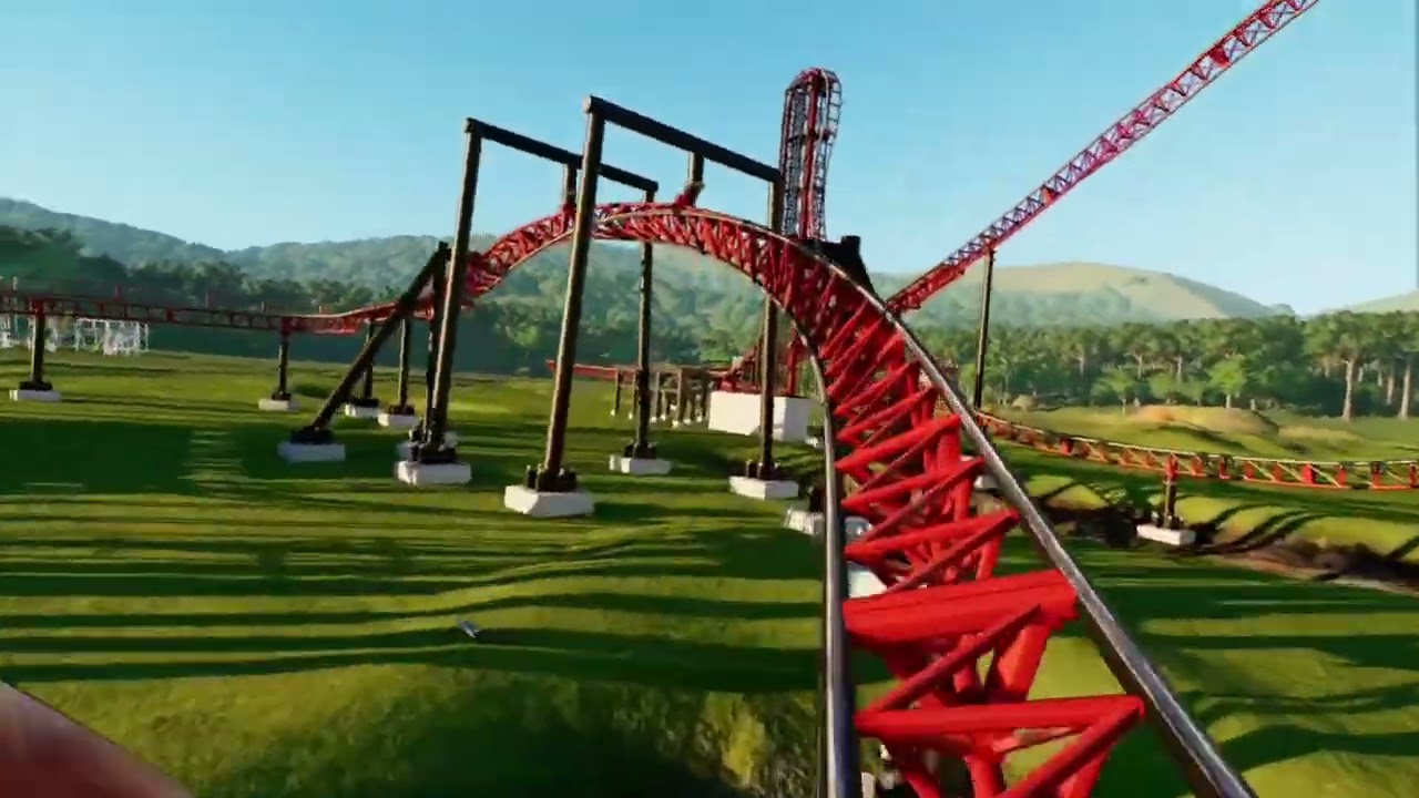 Building a gerstauler euro fighter in1,5,10 minutes #viral #planetcoaster2 #rollercoaster 