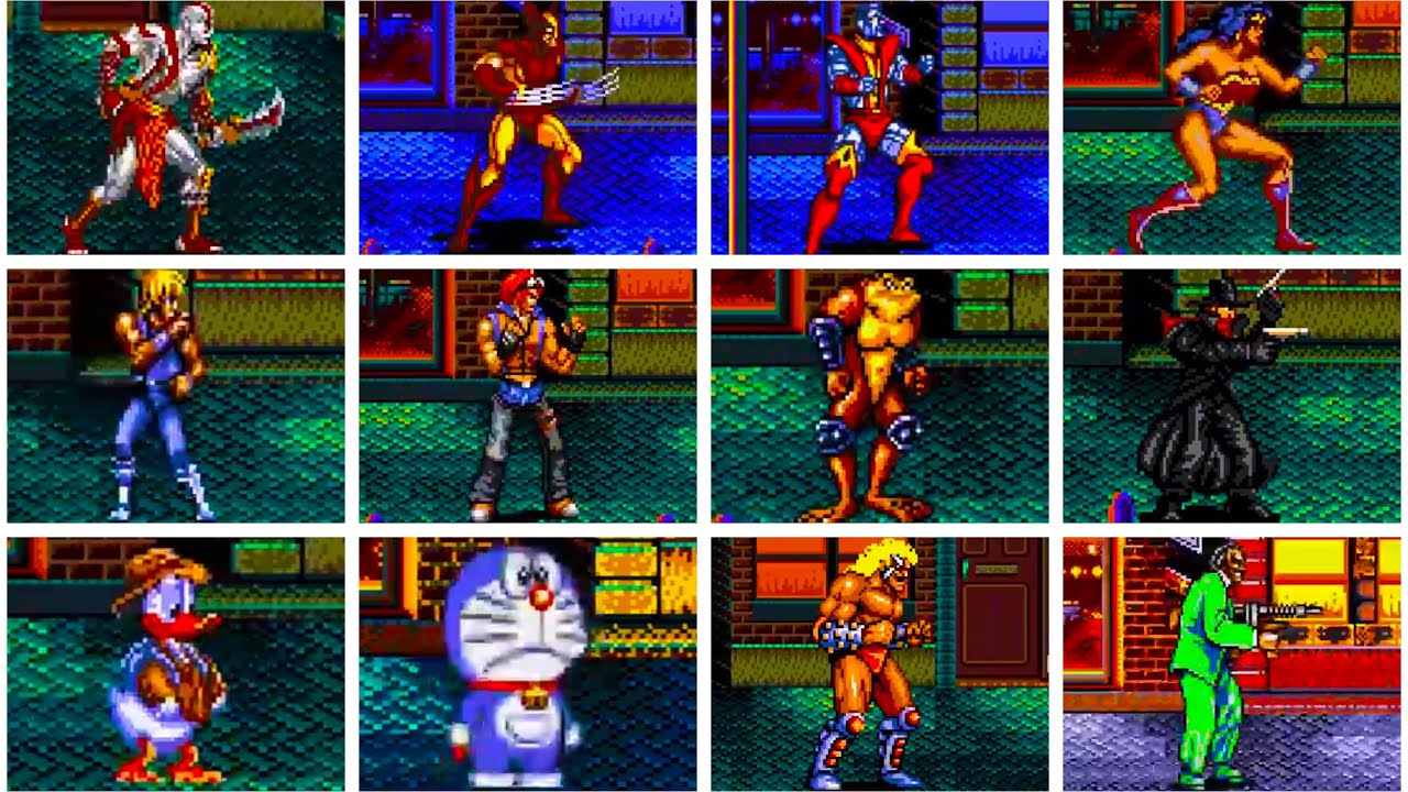 Streets of Rage 2 Character Hack Collection Vol. 2|⭐️DOWNLOAD⭐️|HD|60FPS