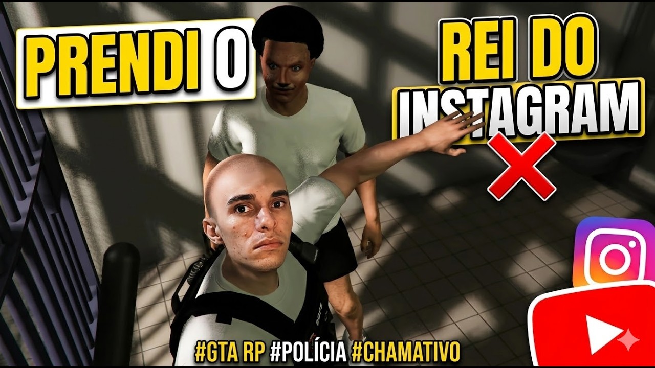 GTA RP: PRESO e ESCAPANDO da POLÍCIA!