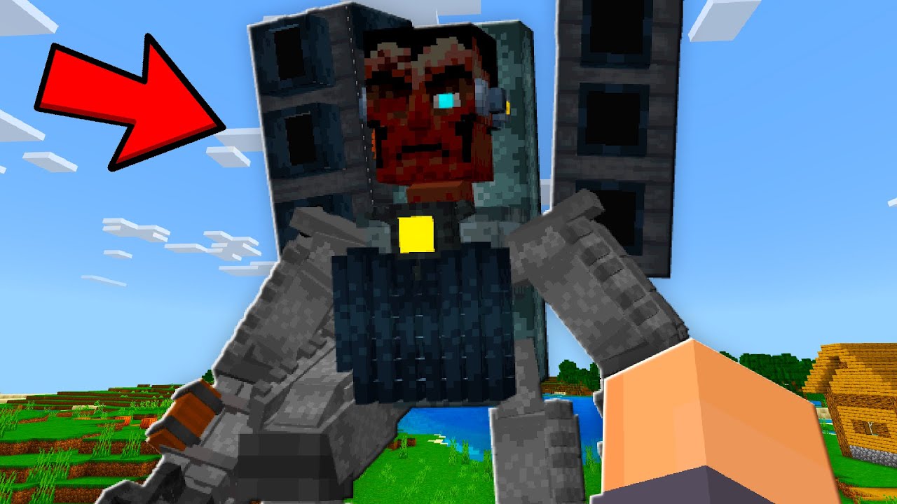 ENCONTREI O NOVO GMAN TITAN NO MINECRAFT SKIBIDI TOILET