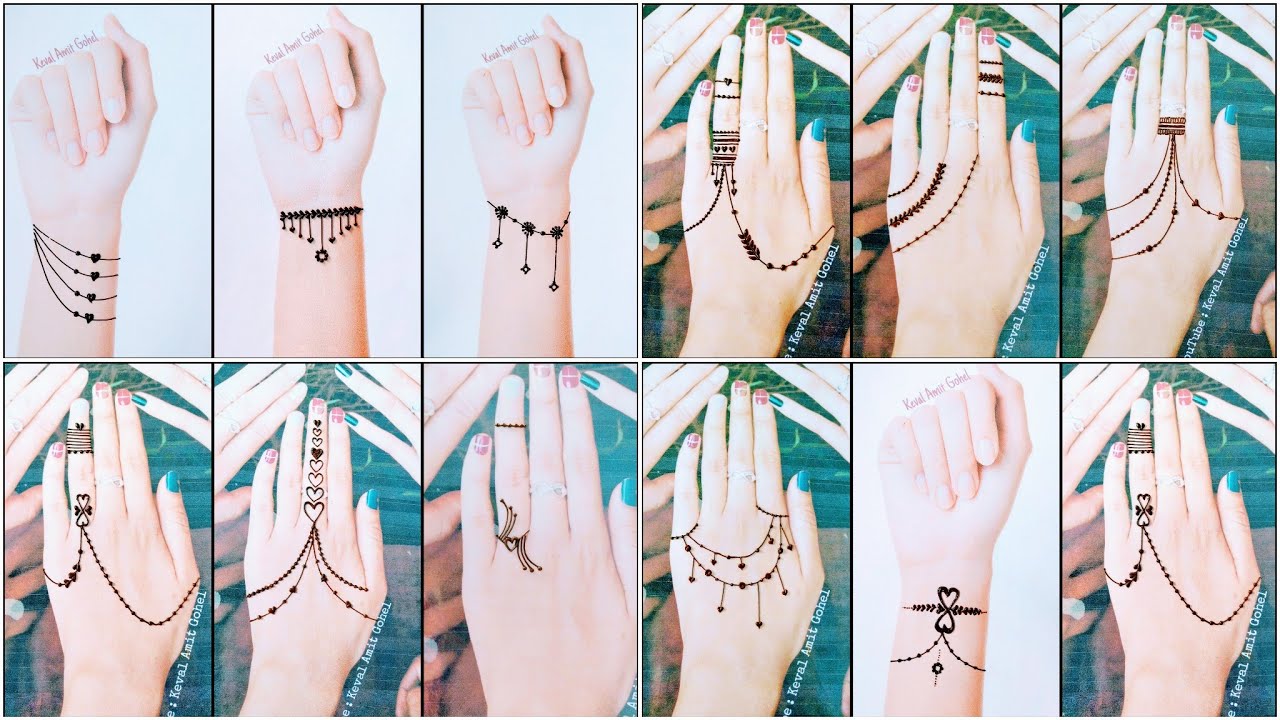 ❤️Beautiful Heena Mehndi Tattoo Designs ❤️ New Stylish TATTOO❤️ TATTOO DESIGNS with step by step