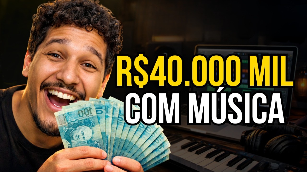 Como ganhei 40 MIL REAIS com MÚSICA em 2026