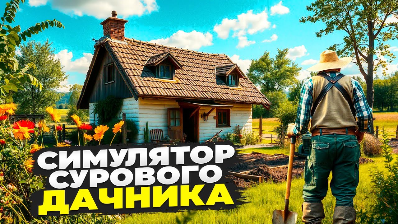 ЭТО ПО НАСТОЯЩЕМУ ЗАЛИПАТЕЛЬНЫЙ СИМУЛЯТОР ДАЧНИКА ( ПОЛНОЕ ПРОХОЖДЕНИЕ )