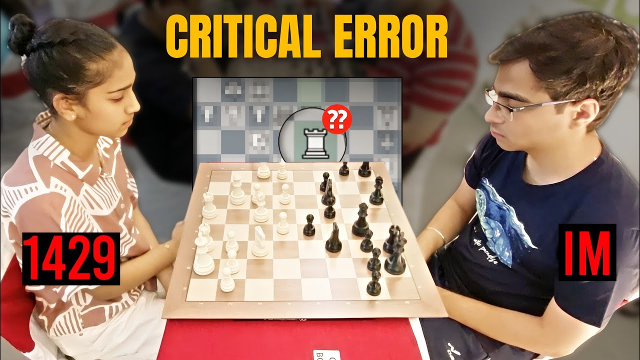 One Blunder Changed Everything | Tanishka, Jain VS IM Kushagra, Mohan
