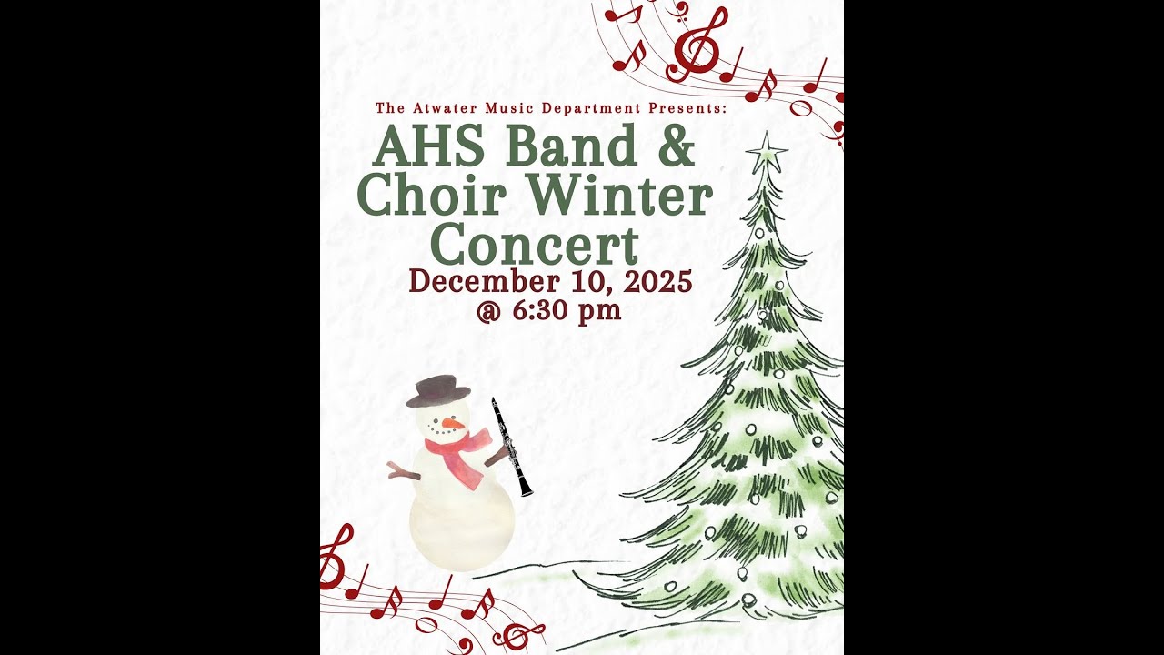 Atwater Music Department - Winter Concert 2025