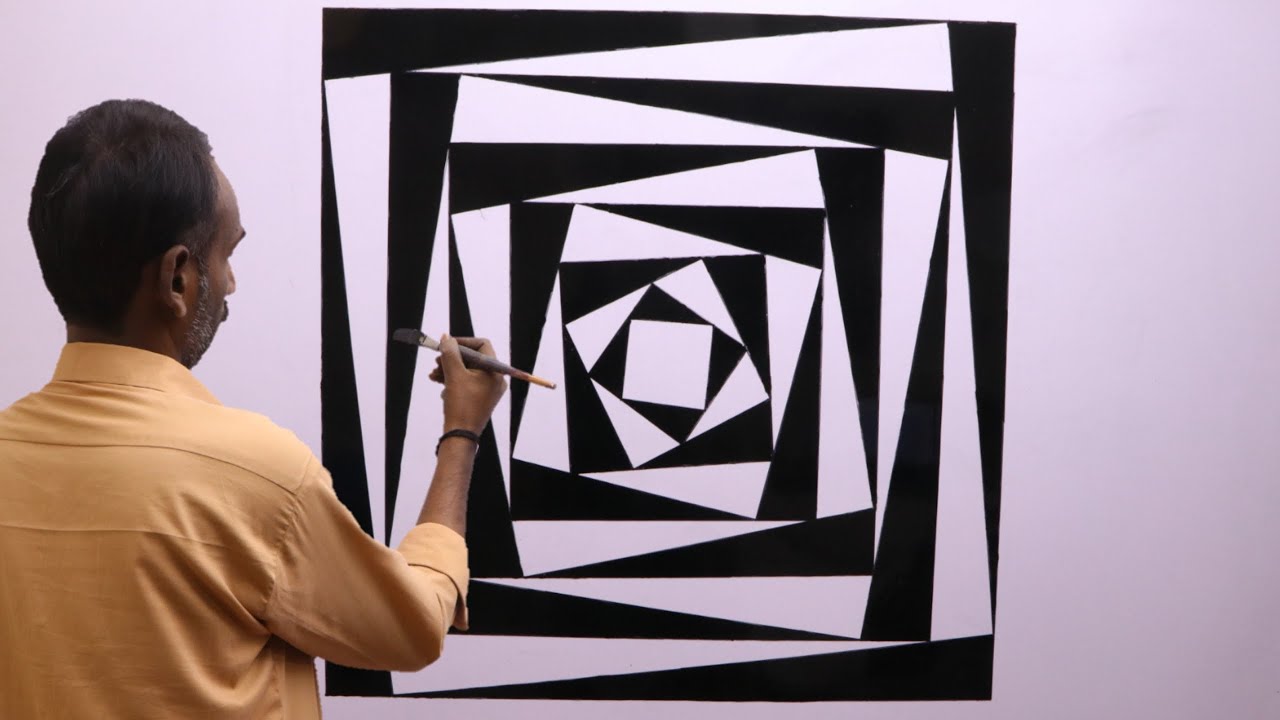 How To Make Pattern For Full Wall Design | Wall Art Decorations | Wall Art Painting Ideas