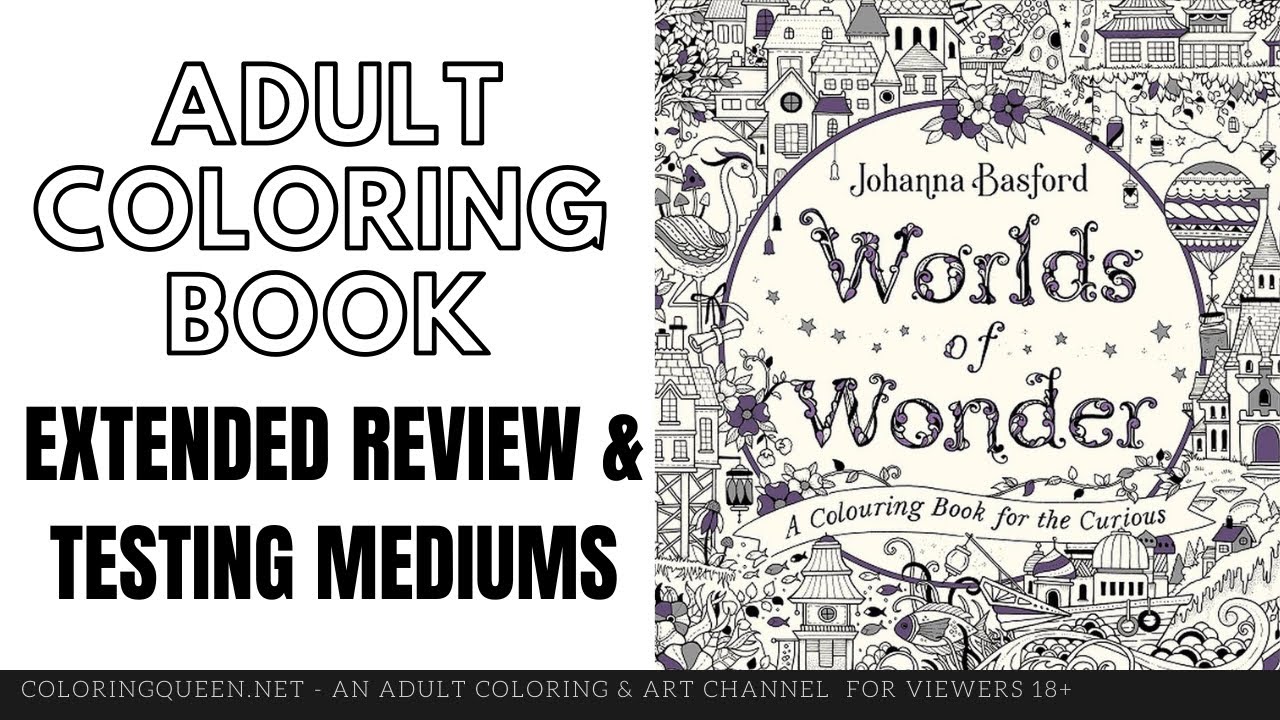 Worlds of Wonder Colouring Book  Review | Johanna Basford