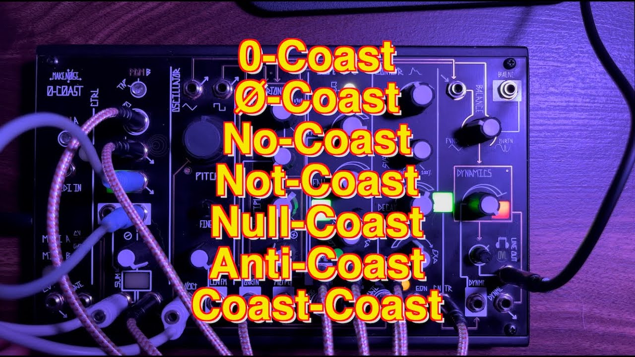 Coaxing Generative Ambient Music out of the Make Noise 0-Coast (Krell Patch with Quantization)