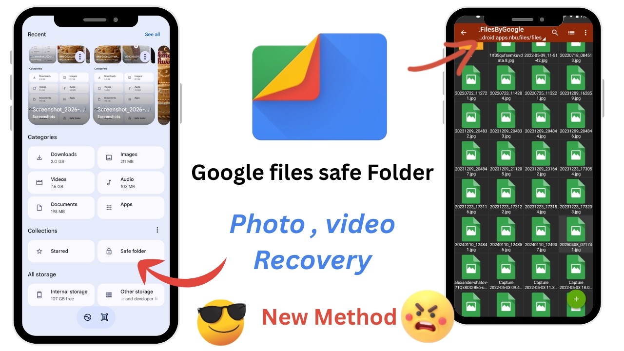 Google Files Safe Folder Forgot Password Without Losing Data | Google Files Safe Folder Forgot ?