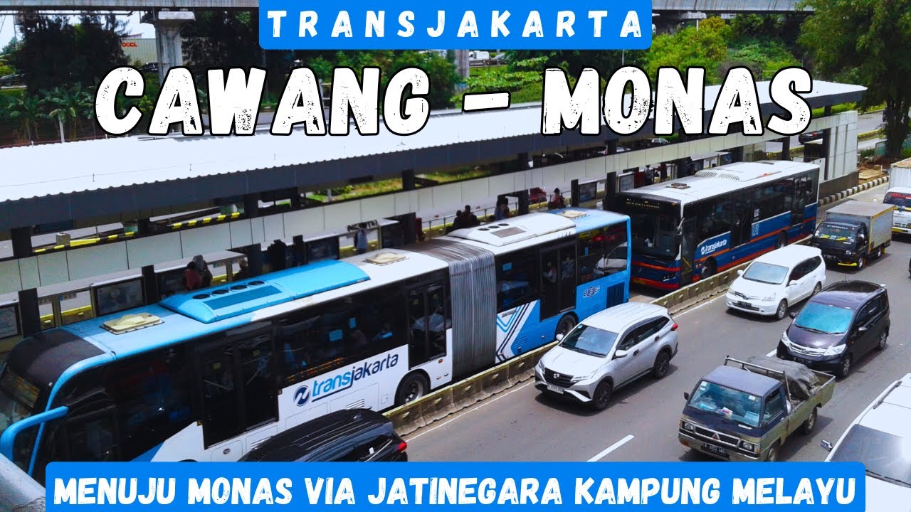 Trip BRT Transjakarta #128❗ CAWANG UKI ke MONAS via JATINEGARA Naik Koridor 5C Terbaru Hanya 3rb