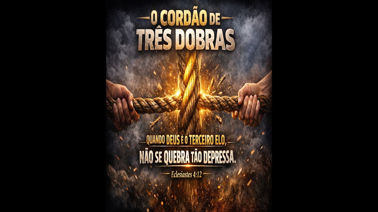 Momento de Reflexão,Tema:“O Cordão de Três Dobras”