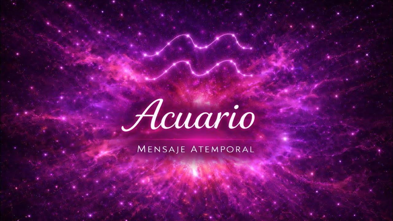 ACUARIO♒️ EL ALMA SABE QUE ESTO ES UNA BENDICIÓN