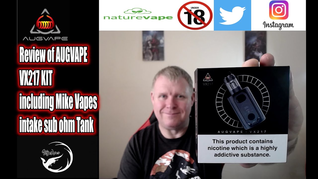 Review of augvape vx217 kit including the intake sub ohm tank. But is it any good?